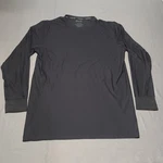 Duluth Trading Shirt Mens Large Black Stretch Workwear Long Sleeve Crew Neck Pre-owned. Price: $17.99.