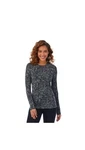 Cuddl Duds Women's Gray Paisley Print Softwear Stretch Long-sleeve Top Pre-owned. Price: $14.95.