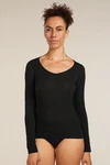 Icebreaker Merino 150 Siren Long Sleeve Sweetheart Top, Women's Small, Black Pre-owned. Price: $45.99.