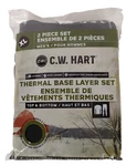 Cw Hart Thermal Base Layer Set Top And Bottom Mens Size Xl Wicking Performance New. Price: $24.99.