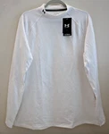 Under Armour 1368702-100 Women's Sz 2XL White Authentics Mock-neck L/s Shirt New. Price: $20.77.