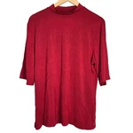 Cuddl Duds Red Softwear With Stretch Mock Neck Elbow Sleeve Top Xl CD3522135 Pre-owned. Price: $15.99.