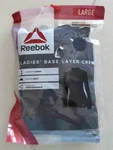 Reebok Women Base Layer Crew Grey Long Sleeve Size Large (l) New In Package. Price: $10.95.