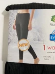 Fruit Of Loom Women's Waffle Knit Thermal Long John Pants Black Xxxl 3X New. Price: $26.99.