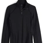 Spyder Women's Savona Knitted Pullover 1/4 Zip Baselayer, Black, Brand New, Nwt. Price: $51.95.