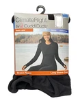 Cuddl Duds Climateright Women's Long Sleeve Crew Stretch Fleece Black Size Xxl New. Price: $12.00.