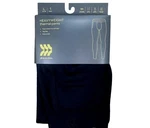 Men's Heavyweight Thermal Pants All In Motion Black Large 36-38 Stretchy New. Price: $14.99.