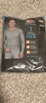Fruit Of Loom Men Black Thermal Crew Shirt Size Xl Nwt New. Price: $5.00.