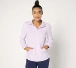 Cuddl Duds Fleecewear With Stretch Snap Front Pullover Soft Purple New. Price: $24.00.