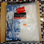 Vtg 90'S Hanes Men's Large Thermal Crew Neck Top Shirt New 1 Pack. Price: $39.99.