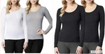 32 Degrees Ladies Pack Heat Base Layer Long Sleeve Shirt Scoop Neck New. Price: $21.95.