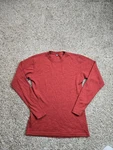 Smartwool Shirt Small Orange Long Sleeve Merino Midweight Crewneck Stretch Pre-owned. Price: $19.99.