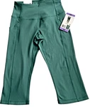 Nwt 32 Degrees Cool Knit Cropped Leggings Womens Xs Green Athleisure Hi Rise New. Price: $12.99.