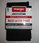 Mens Wrangler Midweight Base Layer Pants (size 2XL) Brand New In Package. Price: $11.99.