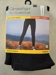 Cuddl Duds Climateright Xxl Stretch Fleece Base Layer Legging Black #10726 New. Price: $15.00.
