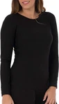 Fruit Of Loom Waffle Thermal Black/grey/pink Underwear Top Women's Size New. Price: $19.00.