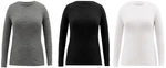 New Women's Fruit The Loom Eversoft Long Sleeve Waffle Crew Tee. Price: $8.50.