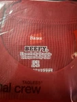Hanes Beefy Thermal Waffle Knit Base Layer Top Supreme Logo Mens Red New. Price: $120.00.