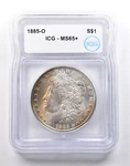 1885-O Morgan Silver Dollar MS65+ Icg Beautiful Tone *1785. Price: $349.95.