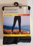 Climateright By Cuddl Duds Women's Small Stretch Fleece Base Layer Legging New. Price: $13.00.