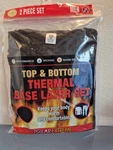 Polar Extreme 2 Piece Thermal Base Layer Set Top And Bottom Black Sz. Medium New. Price: $13.99.