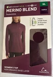 Paradox Women's Purple 1/4 Zip Merino Wool Blend Base Layer Top Size Xl New. Price: $14.00.