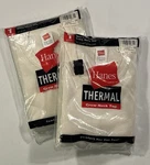 Vintage Y2K Hanes Crew Neck Thermal Top Shirt Men 2XL Cotton Blend -lot Of New. Price: $36.95.
