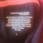 Cuddl Duds Warm Essentials Thermal Stretch Base Layer Top Black Long Sleeve New. Price: $6.00.