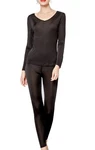 Metway Women's Silk Long Johns V-neck Pure Thermal Underwear Sets For Wi... New. Price: $87.09.