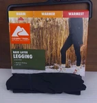 Ozark Trail Warm Womens Base Layer Legging Size Small Black Soot New. Price: $10.95.