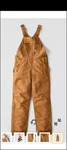 2XLTALL Carhartt Womens Brown Canvas Durable Utility Bib Work Coveralls New. Price: $41.99.