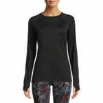 Climateright By Cuddl Duds Women Plush Warmth Base Layer Top Xs Black Crew New. Price: $14.99.