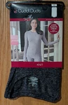 Women Cuddl Duds Soft Knit Warm Layer Crew Sz Medium Heather Charcoal -5626 New. Price: $16.09.