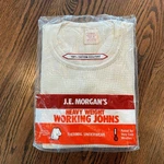 New Vintage Je Morgan Original Thermal Long Johns Shirt Men Nos Deadstock. Price: $39.99.