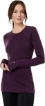 Smartwool Women's Classic Thermal Merino Base Layer Crew - Purple Iris Heather New. Price: $44.99.