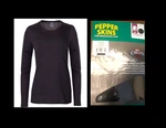 New Boxed Women's Hot Chillys Pepper Skins Crewneck Base Layer Top - Black Sz Xl. Price: $25.76.