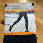 Cuddl Duds By Climateright Leggings Stretch Fleece Base Layer Womens Medium -new. Price: $13.99.