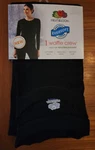 Fruit Loom Womens Eversoft Black Waffle Crew Shirt Thermal Top Base Layer New. Price: $7.16.