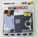 32 Degrees Heat Women's 2-PACK Long Sleeve Scoop Neck Tee White/purple Small New. Price: $11.95.