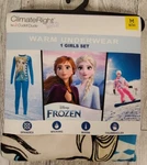 Disney Frozen Elsa Warm Underwear Set Medium 8-10 Climate Right By Cuddl Duds New. Price: $11.99.