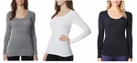 32 Degrees Heat Women's Long Sleeve Scoop Neck Base Layers 1 Or Shirts New. Price: $19.99.