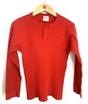 Vintage Dr. Wright's Men Read Henley Thermal Waffle Top Baselayer Red Gorpcore Pre-owned. Price: $21.00.