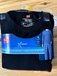 Nwt Long Sleeve Thermal Top & Fleece Pj Pant Set By Hanes Men Size Lg Red Black New. Price: $13.99.