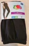 Fruit Of Loom Women's Xs 0-2 Waffle Thermal Pants Black #10725 New. Price: $9.95.