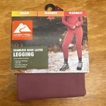 Ozark Trail Seamless Ribbed Base Layer Legging Wild Ginger Moisture Wicking New. Price: $7.99.