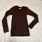 Kindly Yours Women Thermal Top Size Large Mocha Ribbed Stretch Long Sleeve Pre-owned. Price: $9.99.