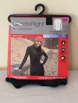 Climate Right Cuddl Duds Women Plush Warmth Mock Neck Top Black Xs,s New. Price: $12.59.