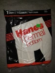 Vtg 1987 Hanes Thermal Bottoms Long Johns Waffle Knit Cotton Blend Usa 2XL 46-48 New. Price: $24.99.