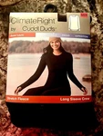 Womens Black Climate Right By Cuddl Duds Base Layer Fleece Top / Shirt Warm New. Price: $14.99.