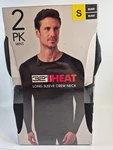32 Degrees Heat Mens Black Long Sleeve Crew Neck Shirt (2 Pack) Size Small New. Price: $15.00.